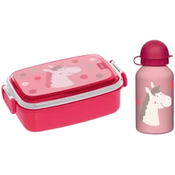 Sigikid Brotdose + Trinkflasche 2er Set Rosa