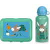 Sterntaler Brotdose + Trinkflasche Tiermotive 2er Set Grün