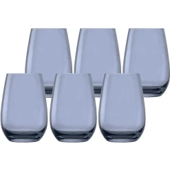 Stölze Lausitz Becher Elements 465 Ml 6er Set Blau-grau
