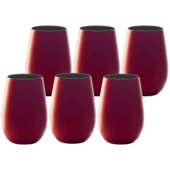 Stölze Lausitz Becher Elements 465 Ml 6er Set Dunkelrot