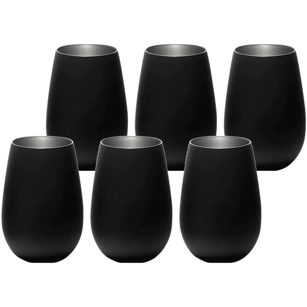 Stölze Lausitz Becher Elements 465 Ml 6er Set Schwarz-silber 3 Stölze Lausitz Becher Elements 465 Ml 6er Set Schwarz-silber