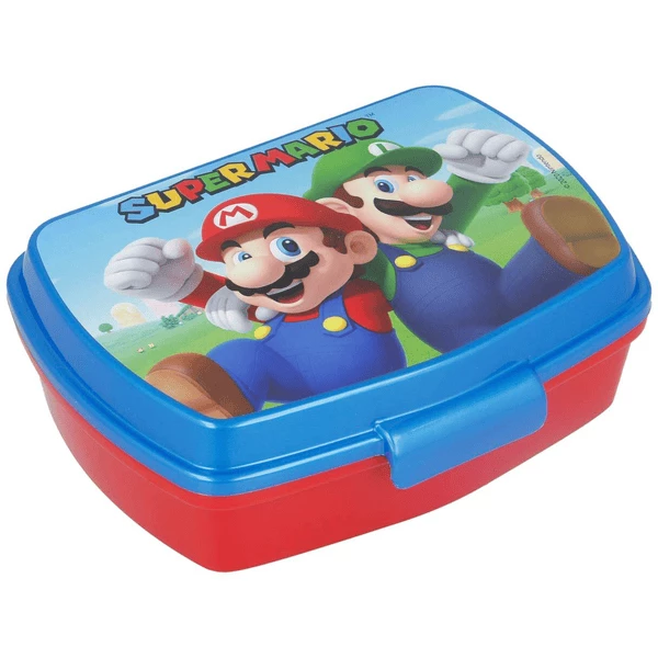 Stor Lunchbox Mario & Luigi Super Mario Bunt 3 Stor Lunchbox Mario & Luigi Super Mario Bunt