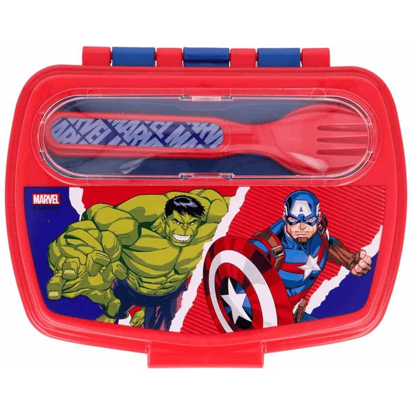 Stor Lunchset Avengers Comic Heroes 3er Set Blau-rot 3 Stor Lunchset Avengers Comic Heroes 3er Set Blau-rot