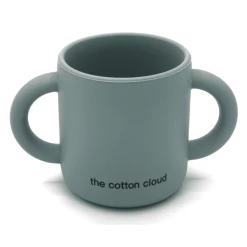 The Cotton Cloud Trinklernbecher Aus Silikon Jade