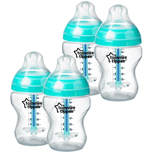 Tommee Tippee Babyfläschchen Advanced Anti-Kolik, Superweicher Sauger, 260ml, 4er Set 3 Tommee Tippee Babyfläschchen Advanced Anti-Kolik, Superweicher Sauger, 260ml, 4er Set